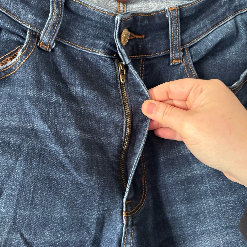 Modern Judy Blue 14W Dark Wash Skinny Fit Capri Jeans Denim Minimalist Casual - Picture 8 of 15